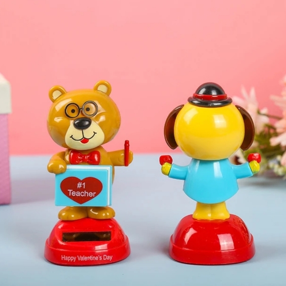 5 Solar Powered Dancing Bobblehead-Suncatcher-2 assorted solars-*Total of 7 - Picture 12 of 16